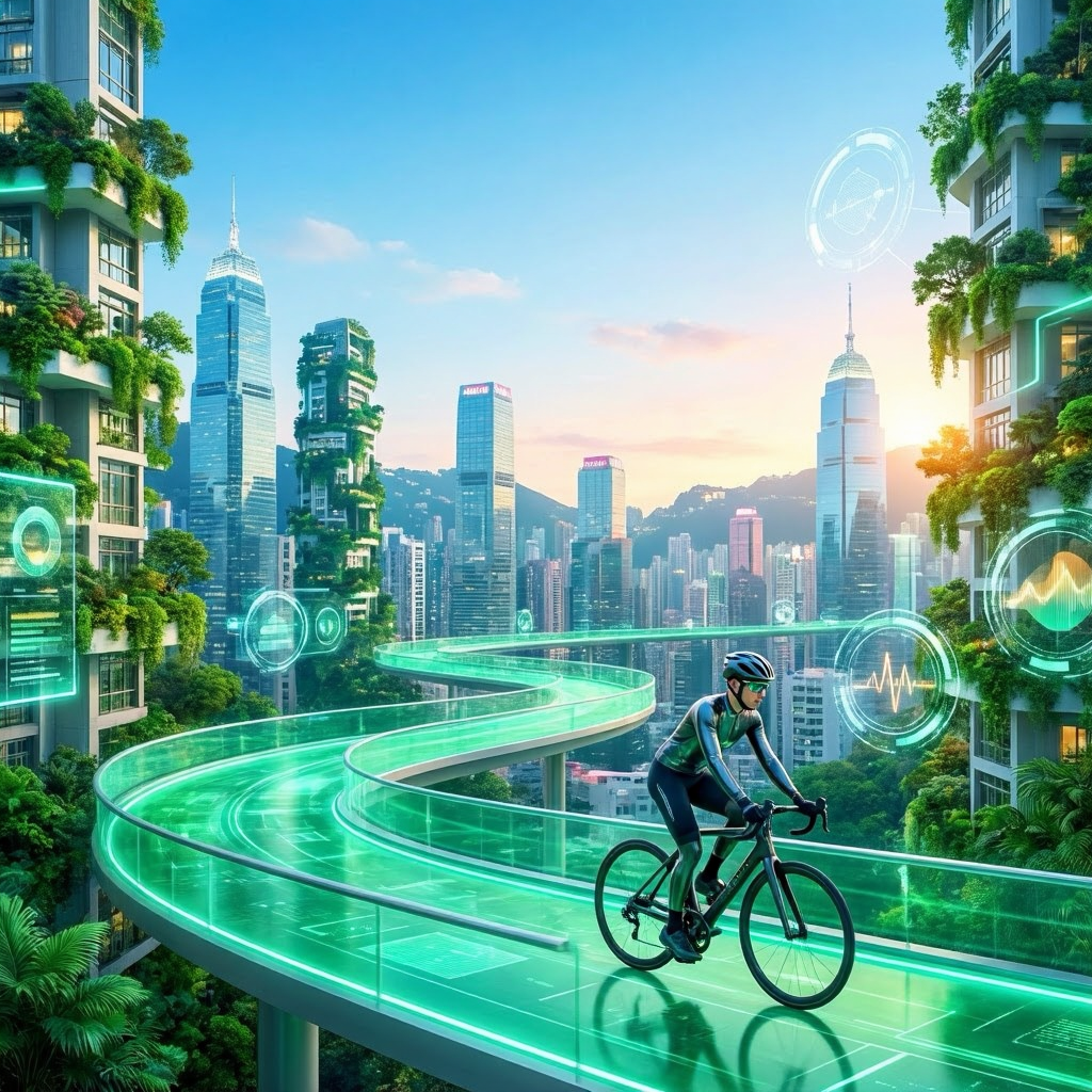 Biking and Well-being in Smart Hong Kong