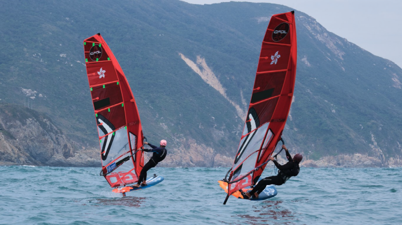 Sail reconstruction: lab setup